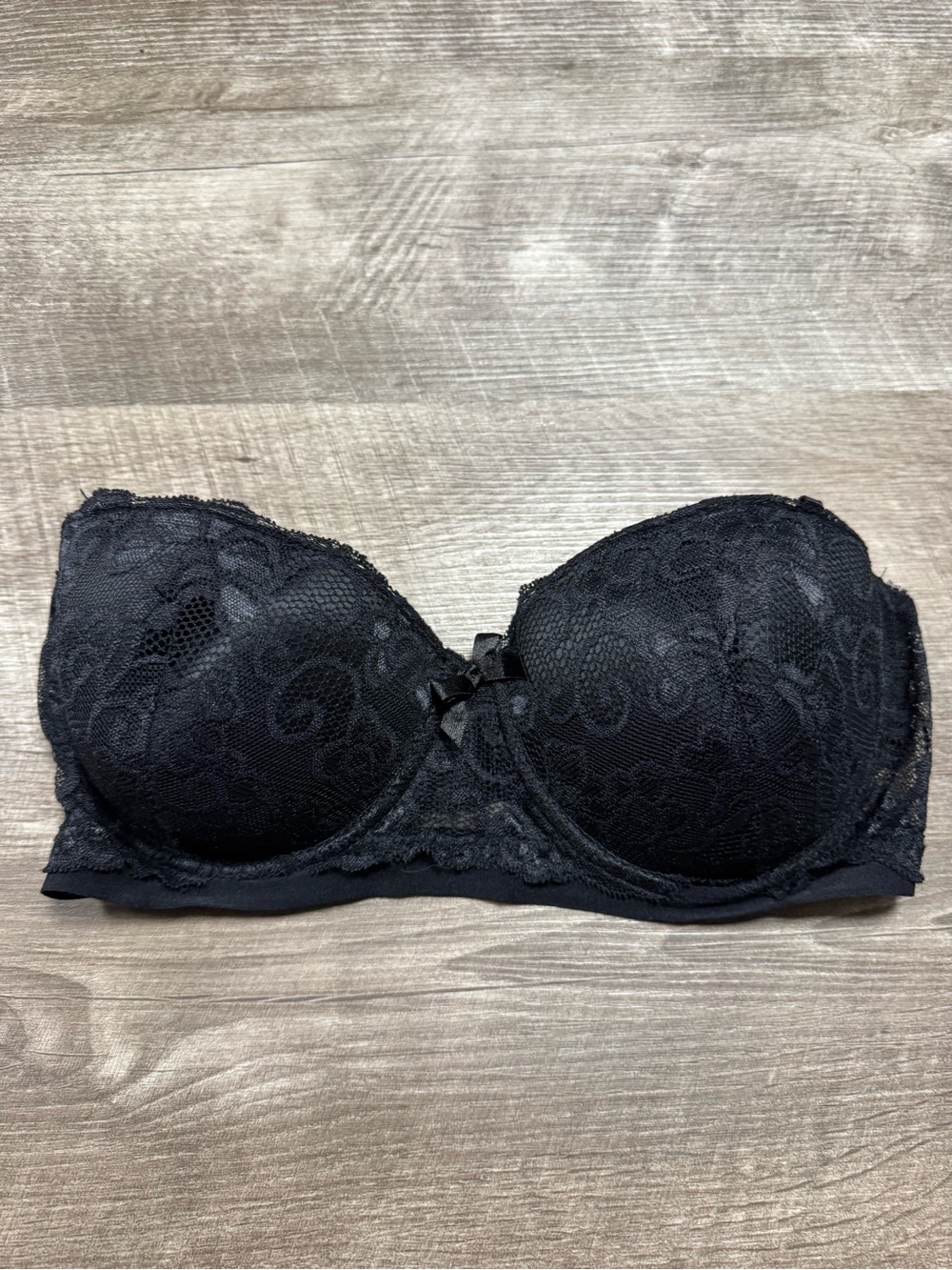 Tracy Black Strapless Bra Size 40C